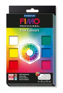 FIMO "Professional True Colours" gyurma készlet 6x85g égethető 6 különböző szín (8032 01)